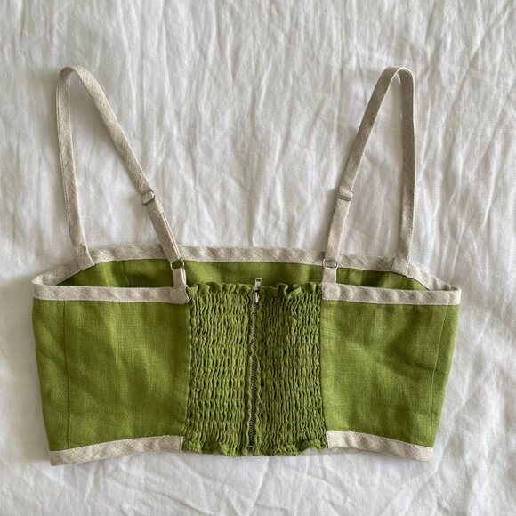 Reformation Elena Two Piece Linen Set (sz 6) - Picture 8 of 12